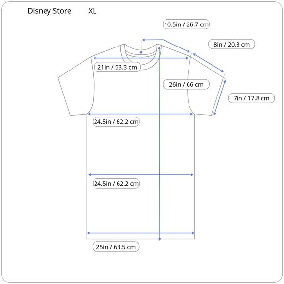 Goofy Shirt, Adult XL, Light Blue Short Sleeve T-shirt - Picture 8 of 8